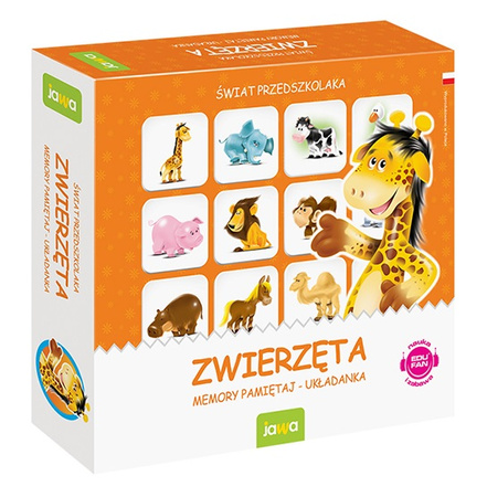 Gra Memory Zwierzęta mini  GRA-93