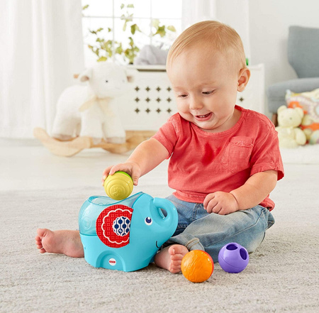 Fisher-Price słonik - kiwaczek z piłeczkami DYW57  DYW57