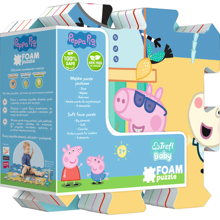 TREFL Puzzlopianka Układanka Świnka Peppa Summer  61363