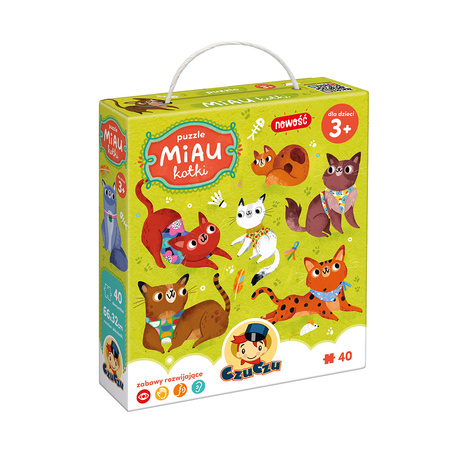 CzuCzu Puzzle Miau Kotki 3+ 92184