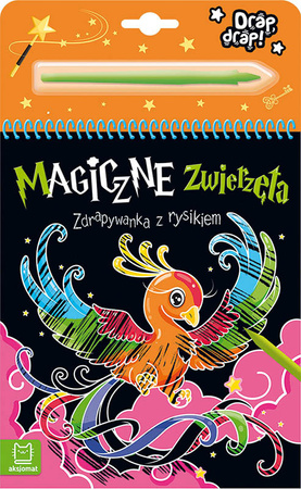 Magiczne zwierzęta. Zdrapywanka z rysikiem 3738