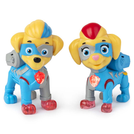 Psi Patrol zestaw 2 figurek Mighty Twins 653058 6053058