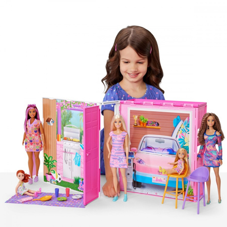 Barbie Przytulny domek + lalka HRJ77