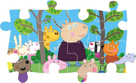 Puzzle 24 maxi Super Kolor Świnka Peppa  24237