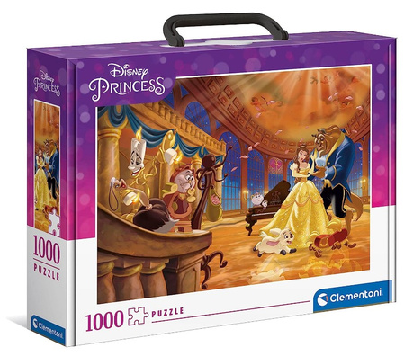 Puzzle 1000 elementów w walizce Disney Piękna i Bestia 39676