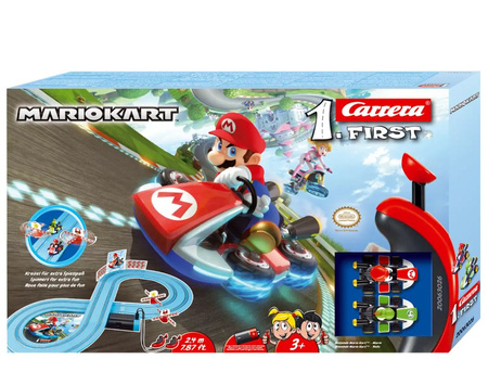 Carrera First Nintendo Mario Kart - Mario vs. Dino Yoshi tor wyścigowy 20063026