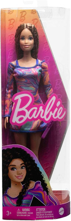 Baribie lalka Fashionistas w marmurkowej sukience  HJT03