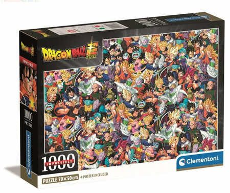 Clementoni puzzle 1000 elementów Compact Anime Dragon Ball 39918