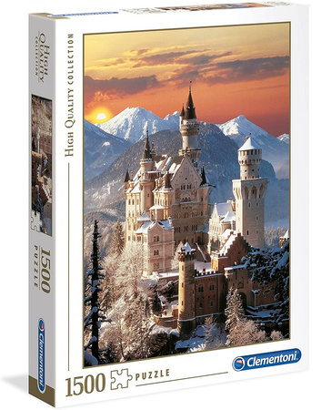 Clementoni Puzzle 1500 Zamek w Neuschwanstein  31925