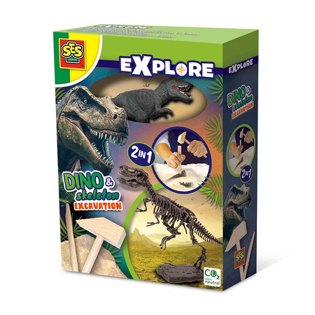 Wykopaliska dinozaurów i szkieletów 2w1  50904