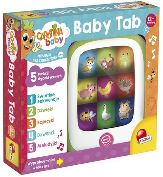 Lisciani Carotina elektryczny baby tablet  304-PL55784