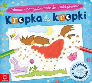 Kropka do kropki. Książeczka z naklejkami. Zabawa i przygotowanie do nauki pisania 3034