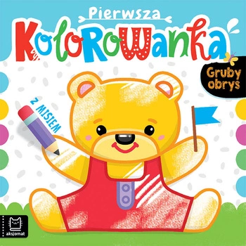 Pierwsza kolorowanka z misiem. Gruby obrys 3942