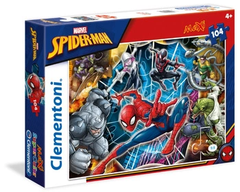 Puzzle 104 maxi Super Kolor Spiderman  23716