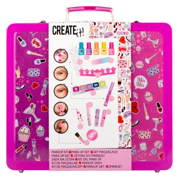 CREATE IT! Make-up zestaw w walizce metalowej 84512