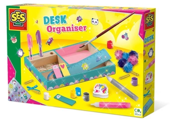 Organizer na biurko z farbkami i akcesoriami 00109