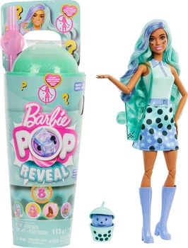 Barbie Pop Reveal lalka Zielona herbata - Bubble Tea HTJ21