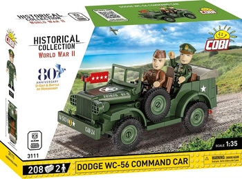 Historical Collection WWII Dodge WC-56 Command Car 208 elementów 3111