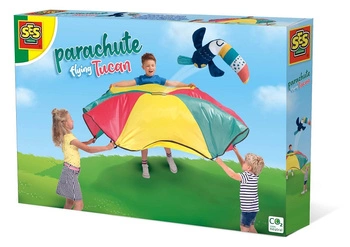 Tukan latający na spadochronie 02289