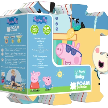 TREFL Puzzlopianka Układanka Świnka Peppa Summer  61363