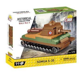 COBI Klocki HC WWII czołg Somua S-35 99 elementów 3093