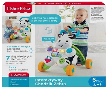 Interaktywny chodzik zebra Fisher-Price DPL53