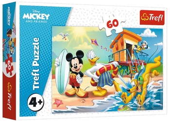 PUZZLE 60 Ciekawy dzień Mikiego i przyjaciół  17359