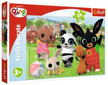PUZZLE 24 MAXI Zabawa w parku Bing  14306