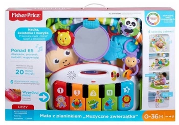 Fisher-Price mata z pianinkiem Muzyczne zwierzaki FWT13 FWT13