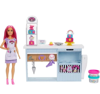 Barbie Cukiernia zestaw + lalka  HGB73