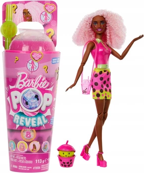 Barbie Pop Reveal lalka Jagoda Bubble Tea  HTJ20