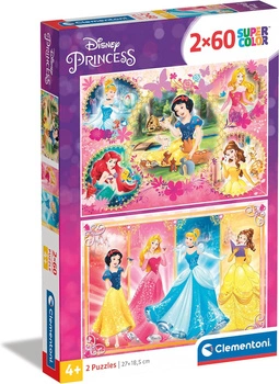 Puzzle 2x60 Super Kolor Princess  07133