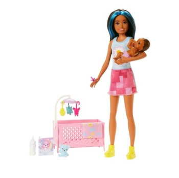 Barbie Skipper lalka z bobaskiem HJY34