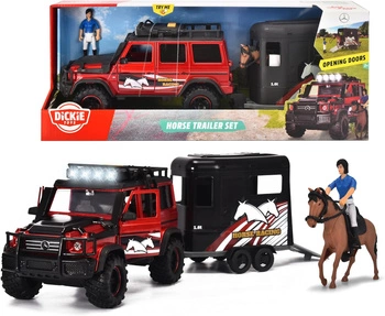 Dickie Playlife dżokej jeep z przyczepą  383-7018