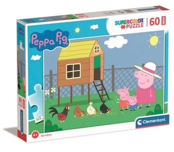 Puzzle 60 maxi Super Kolor Świnka Peppa  26590