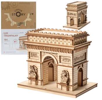 Puzzle drewniane model 3D Łuk Triumfalny E011
