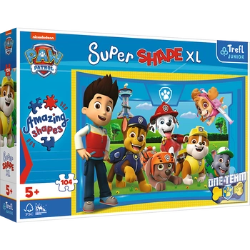 Puzzle Super Shape XL 104 elementy Psi przyjaciele Psi Patrol 50016