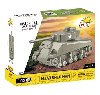 COBI HC WWII czołg M4A3 Sherman 103 elementy 3089