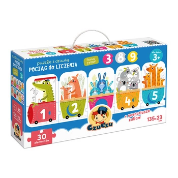 CzuCzu Puzzle z dziurką Pociąg do liczenia 3+ 90753