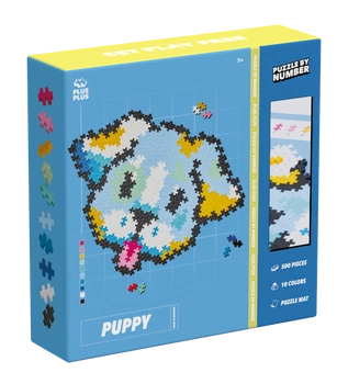 Plus-plus puzzle by number pies 500 elementów 3961