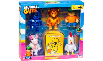 Stumble Guys S1 Figurki 7,5cm - 6pak Deluxe Box ver.A  SG3006A