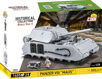 Historical Collection WWII czołg Panzer Maus 1605 elementów 2559 2559