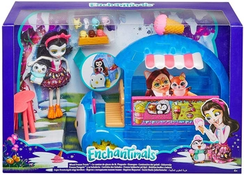 Barbie Enchantimals Mobilna budka z lodami FKY58 FKY58