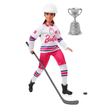 Barbie lalka sporty zimowe hokej HFG74