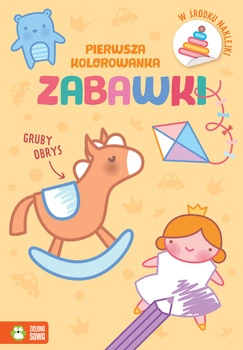 Pierwsza kolorowanka.Gruby obrys. Zabawki 09741