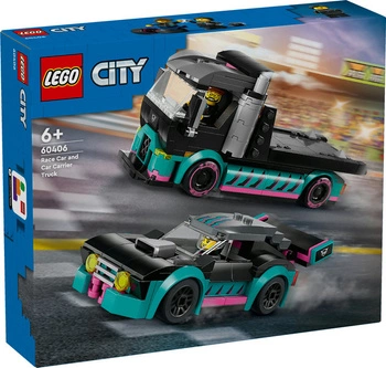 LEGO CITY Samochód wyścigowy i laweta  60406