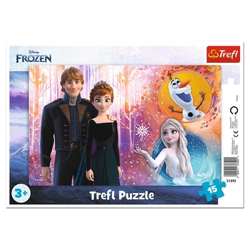 PUZZLE Ramkowe 15 Radosne wspomnienia Frozen 31392 31392