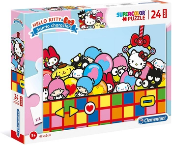 CLEMENTONI Puzzle 24 maxi Super kolor Hello Kitty 24202 24202