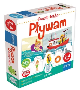 Gra Pływam - puzzle lotto 00400