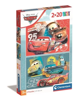 Puzzle 2x20 Super Kolor Cars  24808